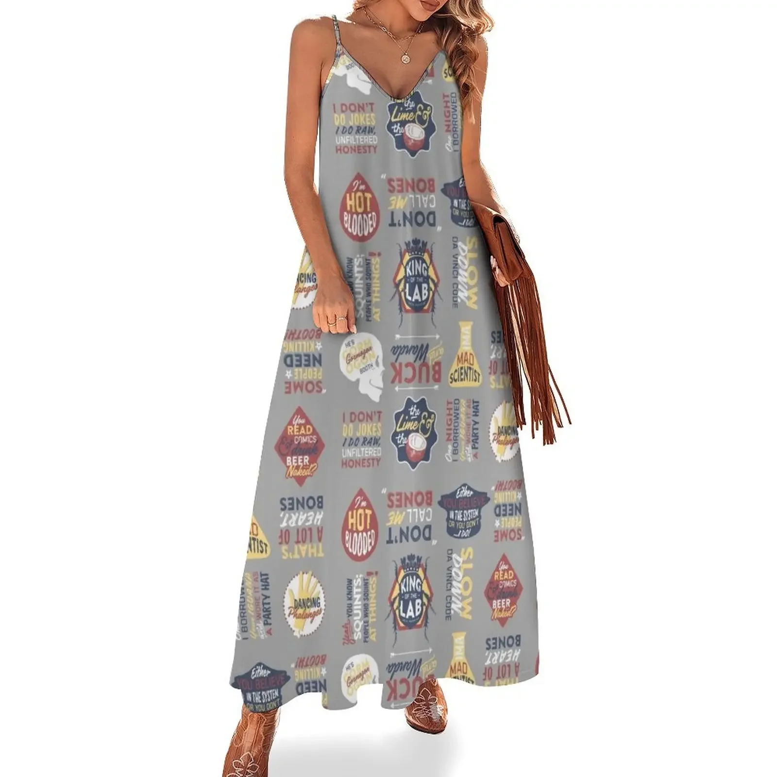BONES - TV SHOW - COLOR COLLAGE Sleeveless Dress women's evening dresses 2025 women's evening dresses Female clothing
BONES - TV SHOW - COLOR COLLAGE Sleeveless Dress women's evening dresses 2025 women's evening dresses Female clothing