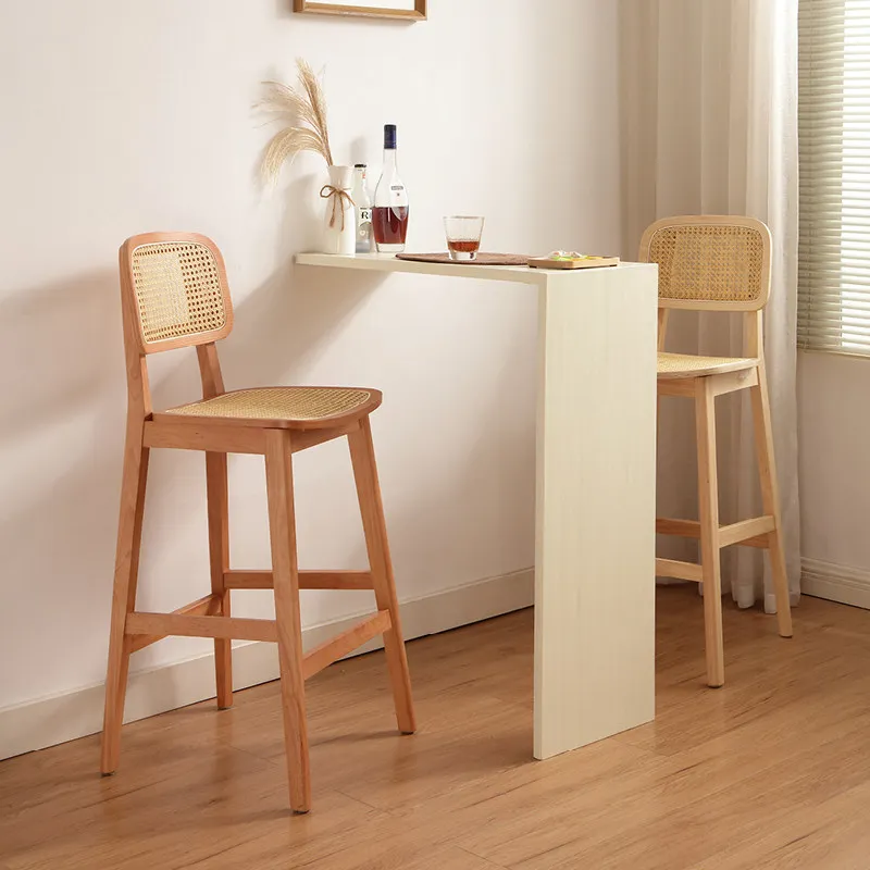 Table chair rattan bar chair household island designer wabi bar backrest high stool
Table chair rattan bar chair household island designer wabi bar backrest high stool
