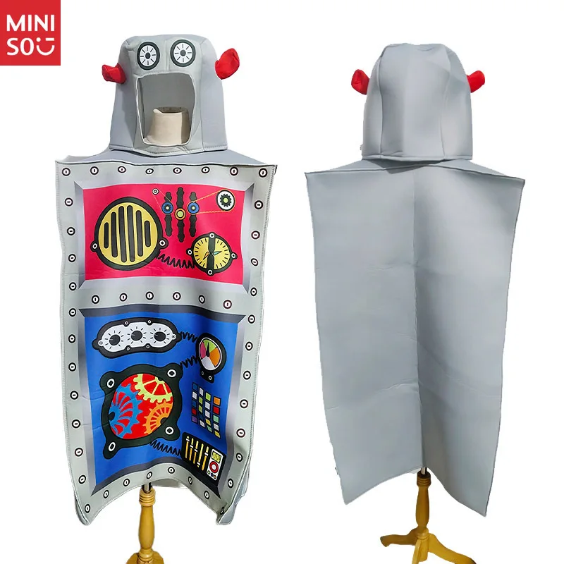 Halloween Funny Robot Costume - Kids Adults Toddler Full Body Cosplay Set with Helmet & Mechanical Details
Halloween Funny Robot Costume - Kids Adults Toddler Full Body Cosplay Set with Helmet & Mechanical Details