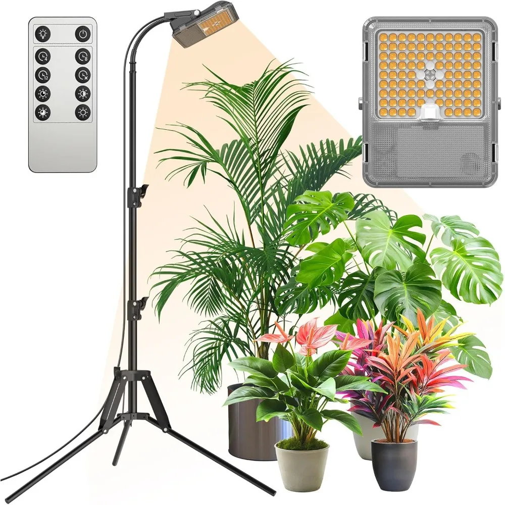 Dimmable 45W LED Plant Grow Light Full Spectrum with Timer Adjustable Tripod Stand for Indoor Plants
Dimmable 45W LED Plant Grow Light Full Spectrum with Timer Adjustable Tripod Stand for Indoor Plants