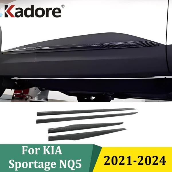Для KIA Sportage NQ5 2021 2022 2023 2024 углеродное волокно, молдинг боковой двери, защитная крышка, внешние автомобильные аксессуары, отделка
Для KIA Sportage NQ5 2021 2022 2023 2024 углеродное волокно, молдинг боковой двери, защитная крышка, внешние автомобильные аксессуары, отделка