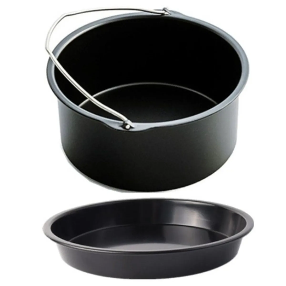 2Pcs Air Fryer Accessories Set 16x16x7.5cm,18x18x7.5cm,20x20x7.5cm,24.2x24.2x7.5cm Electric Fryer Baking Basket
2Pcs Air Fryer Accessories Set 16x16x7.5cm,18x18x7.5cm,20x20x7.5cm,24.2x24.2x7.5cm Electric Fryer Baking Basket