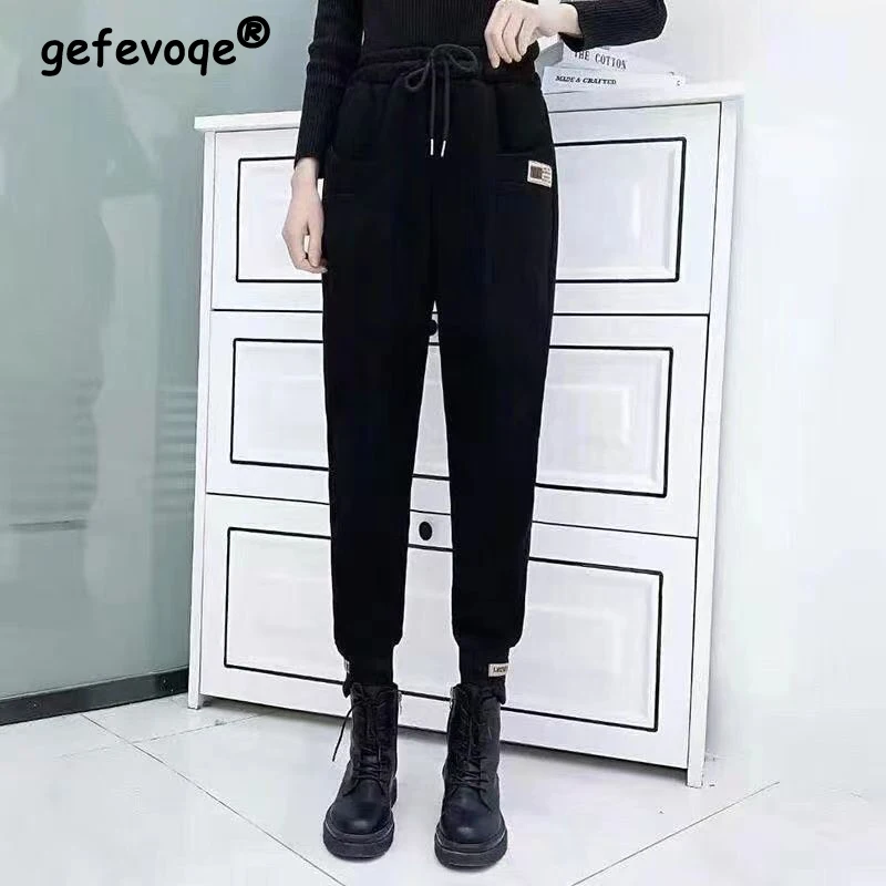 Women Clothes Spring Autumn Korean Fashion Casual Streetwear Sports Joggers Harem Pants Solid Pockets Sweatpants Y2K Pantalones
Women Clothes Spring Autumn Korean Fashion Casual Streetwear Sports Joggers Harem Pants Solid Pockets Sweatpants Y2K Pantalones