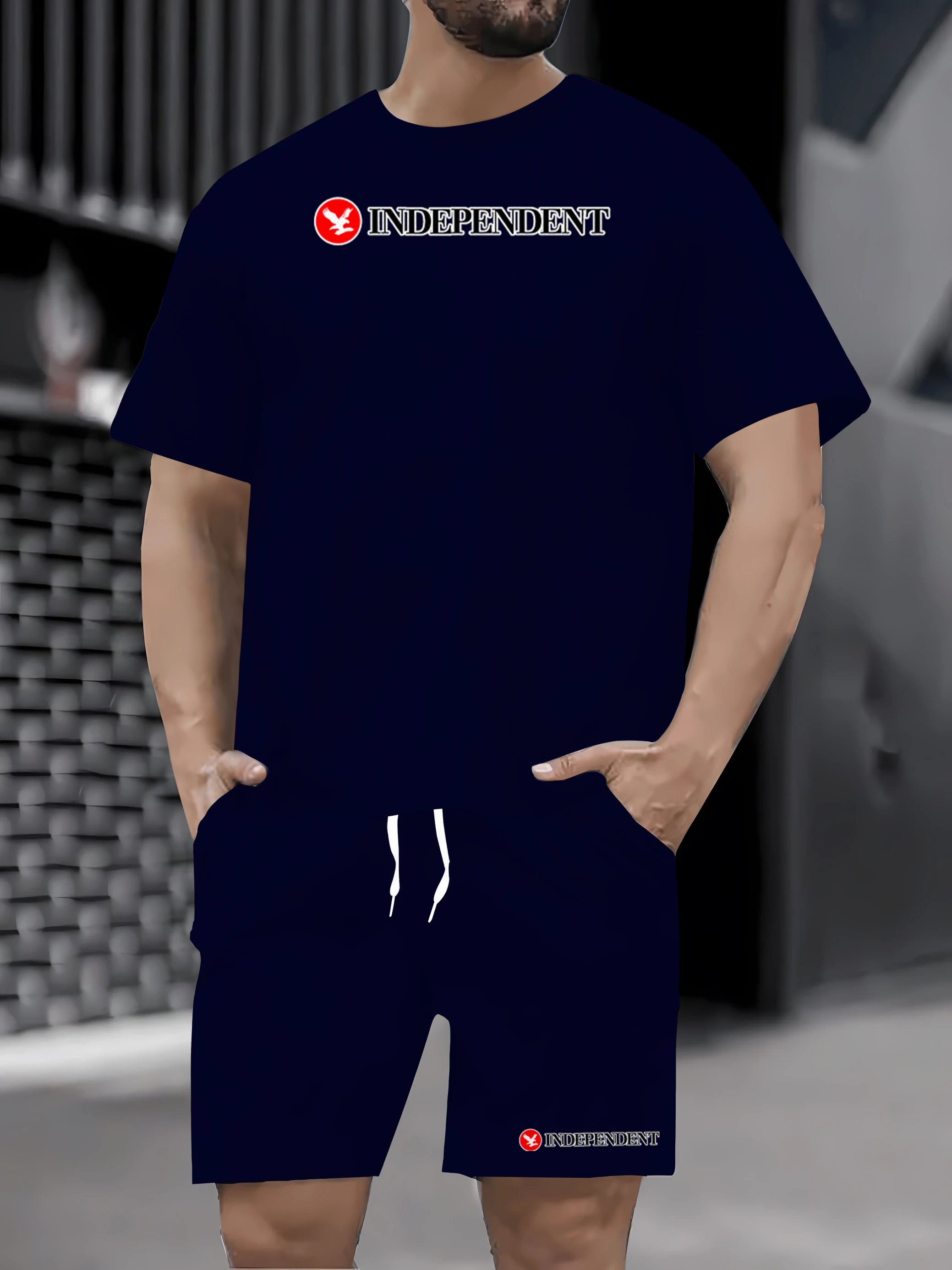 2025 Summer New Men's Fitness T-shirt, Breathable Running Shorts, Quick Drying Fashion Leisure Sportswear Set 
2025 Summer New Men's Fitness T-shirt, Breathable Running Shorts, Quick Drying Fashion Leisure Sportswear Set