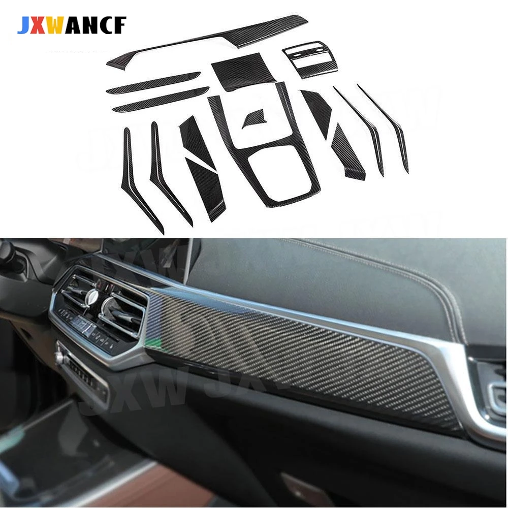 JXWANCF Dry Carbon Fiber Car Door Inner Trim Strips Stickers Inner Decoration for BMW X5 G05 2020+ Gear Shift Panel Storage Box
JXWANCF Dry Carbon Fiber Car Door Inner Trim Strips Stickers Inner Decoration for BMW X5 G05 2020+ Gear Shift Panel Storage Box