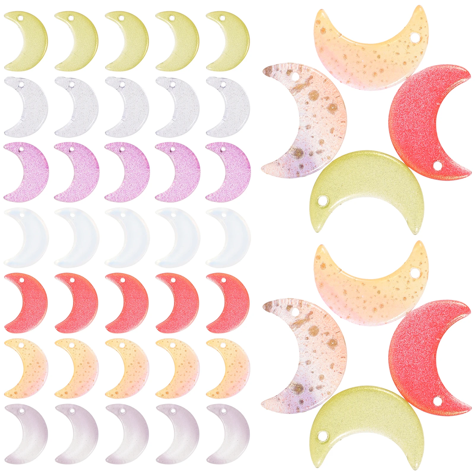 100pcs Crystal Glass Beads Moon Charms Large Hole Accessories for Bracelet Necklace Jewelry Making Mixed Color
100pcs Crystal Glass Beads Moon Charms Large Hole Accessories for Bracelet Necklace Jewelry Making Mixed Color