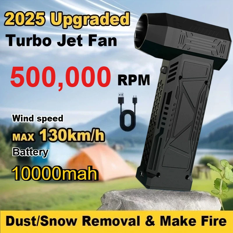 500000RPM Air Duster with Led Display&Light Electric Mini Turbo Jet Fan Adjustable wind speed Blower Rechargeable for car clean
500000RPM Air Duster with Led Display&Light Electric Mini Turbo Jet Fan Adjustable wind speed Blower Rechargeable for car clean