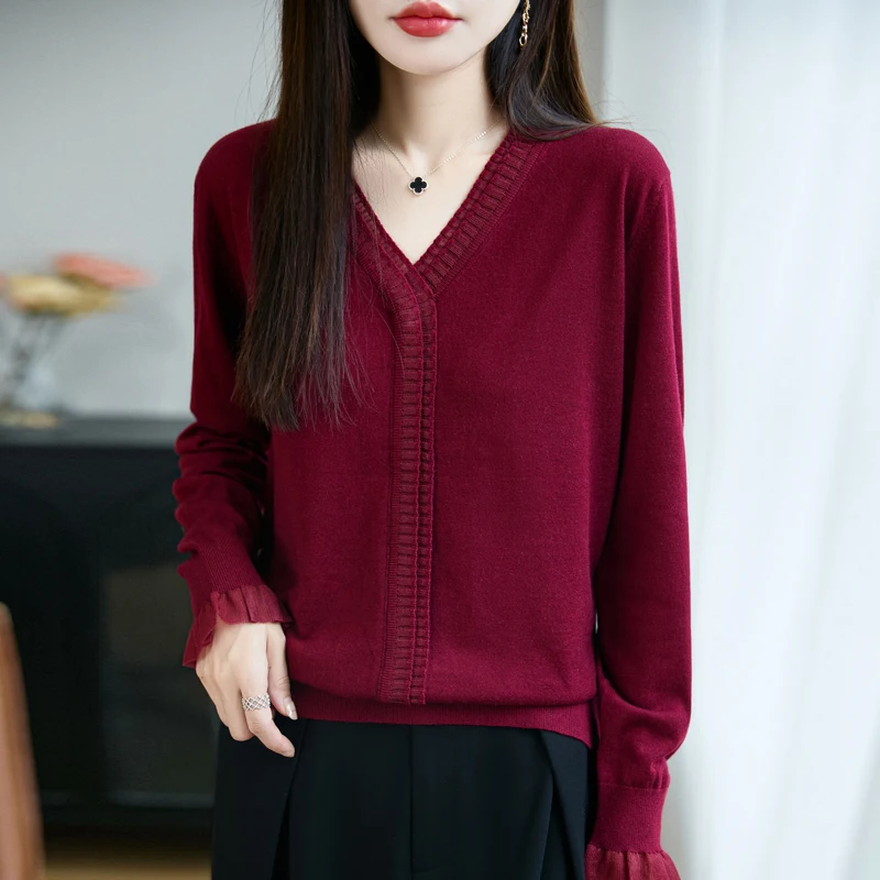 2025 Autumn/Winter Cashmere Sweater Women's Pullover Casual Knitted Top Women's Cashmere Sweater Fashion Sweater Knitted Sweater
2025 Autumn/Winter Cashmere Sweater Women's Pullover Casual Knitted Top Women's Cashmere Sweater Fashion Sweater Knitted Sweater