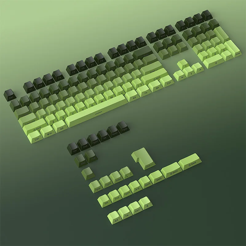 Key cap spot cross-border matcha gradual change color side engraved luminous 134 key small full set 0EM height PBT material
Key cap spot cross-border matcha gradual change color side engraved luminous 134 key small full set 0EM height PBT material