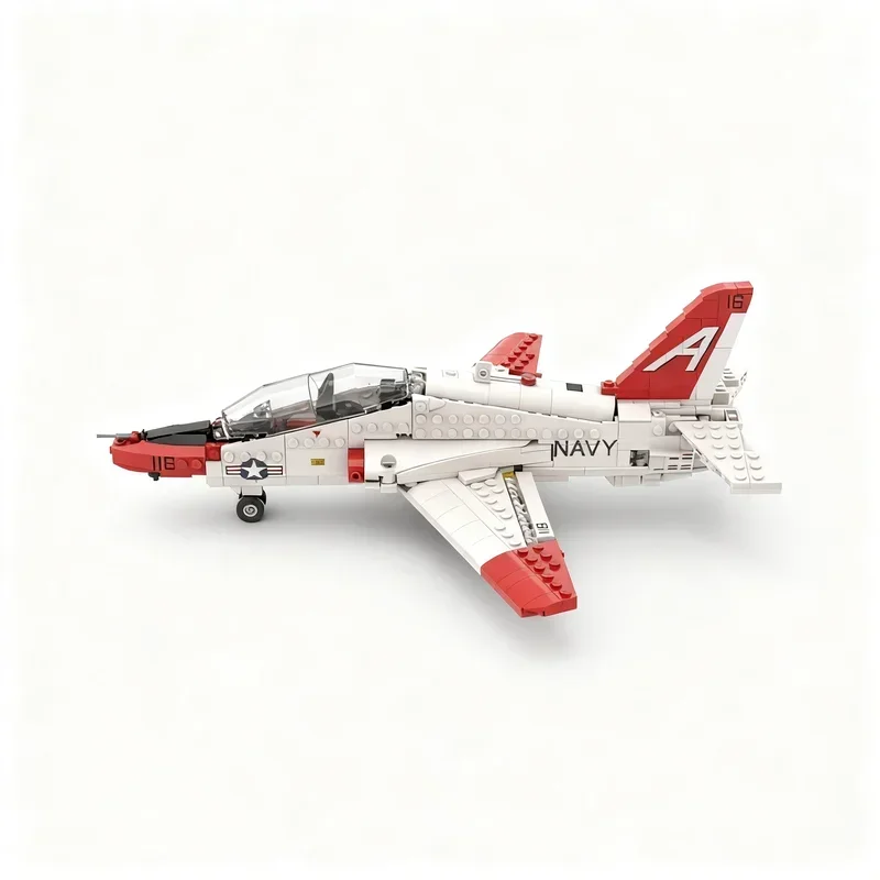 475PCS MOC WW2 Military T 45 Goshawk Jet Aircraft Model Building Blocks Creative Assembly Display Home Decor Construction Gift
475PCS MOC WW2 Military T 45 Goshawk Jet Aircraft Model Building Blocks Creative Assembly Display Home Decor Construction Gift