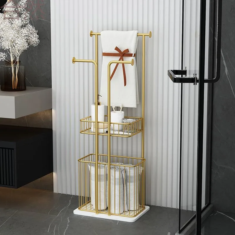 Light luxury Nordic towel rack Floor-to-ceiling washstand Household marble bathroom storage
Light luxury Nordic towel rack Floor-to-ceiling washstand Household marble bathroom storage