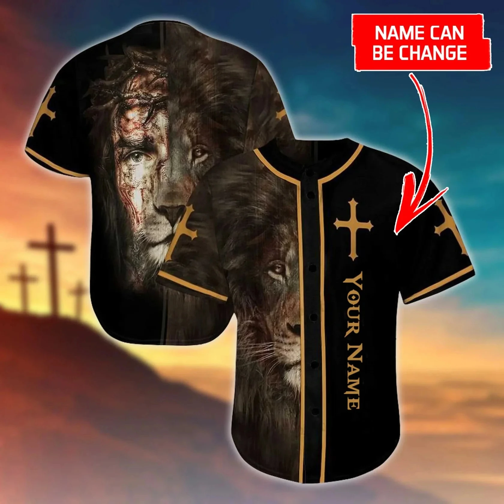 Custom Name Templar Knight Christian Baseball Jersey Lion Graphics Breathable Loose Oversized Sport Top For Patriotic Christian
Custom Name Templar Knight Christian Baseball Jersey Lion Graphics Breathable Loose Oversized Sport Top For Patriotic Christian