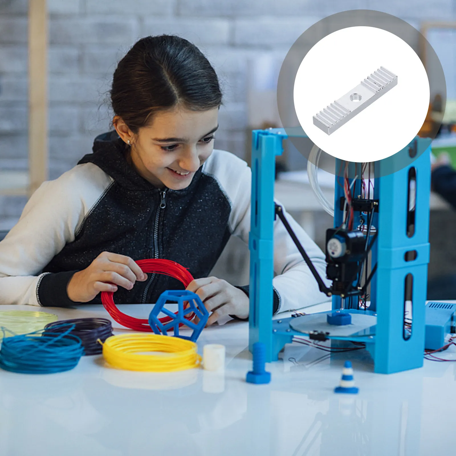 5Pcs Cnc Machined Aluminum 3D Printer Clamp Mount Block Timing Belt Fixing Kit for 2Gt Systems Robust Construction Easy Assembly
5Pcs Cnc Machined Aluminum 3D Printer Clamp Mount Block Timing Belt Fixing Kit for 2Gt Systems Robust Construction Easy Assembly