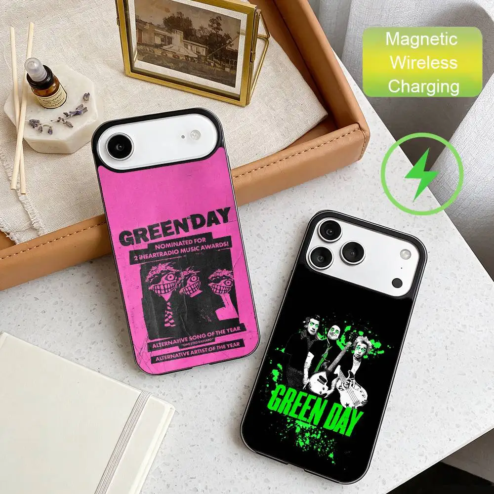 G-Green Day Phone Case For iPhone17,16,15,14,13,12,11 Plus,For Magnetic Wireless Charge Cover
G-Green Day Phone Case For iPhone17,16,15,14,13,12,11 Plus,For Magnetic Wireless Charge Cover