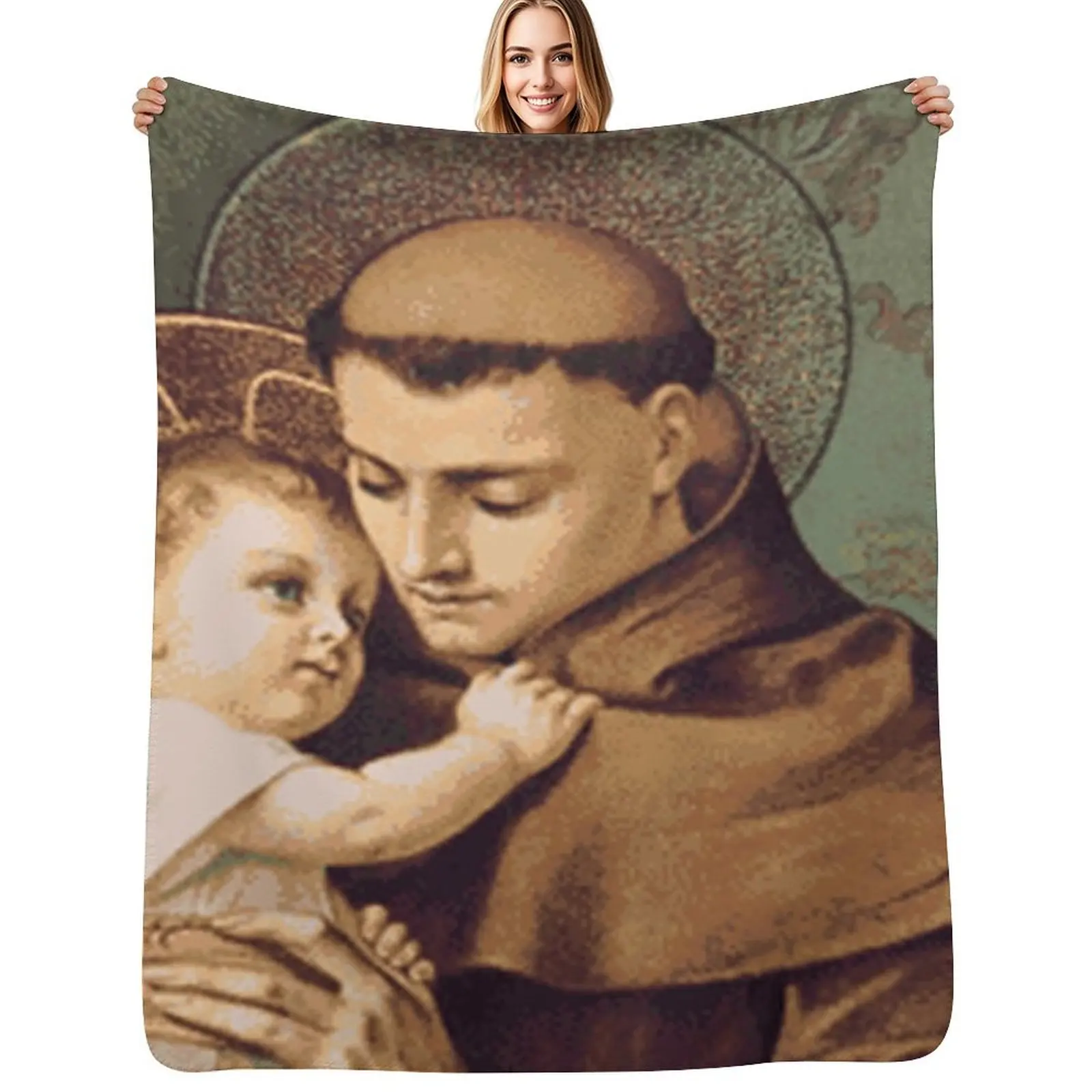 St Anthony of Padua Throw Blanket Summer Cool Breathable Blanket for Sleeping
St Anthony of Padua Throw Blanket Summer Cool Breathable Blanket for Sleeping