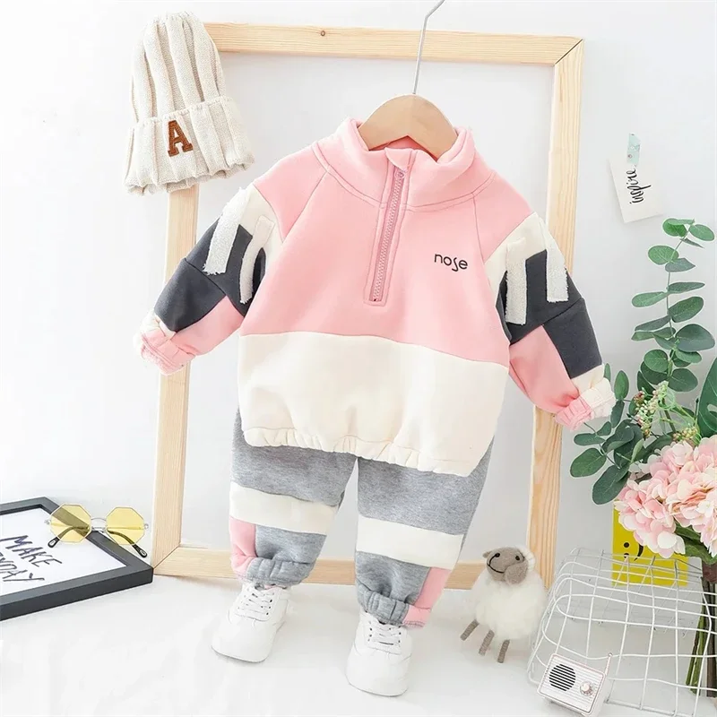 Baby Girls Boys Clothing Sets Autumn Winter Children Plush Warm Sweater Casual Pants Outdoor Toddler Infant Clothes Kids Outfits
Baby Girls Boys Clothing Sets Autumn Winter Children Plush Warm Sweater Casual Pants Outdoor Toddler Infant Clothes Kids Outfits