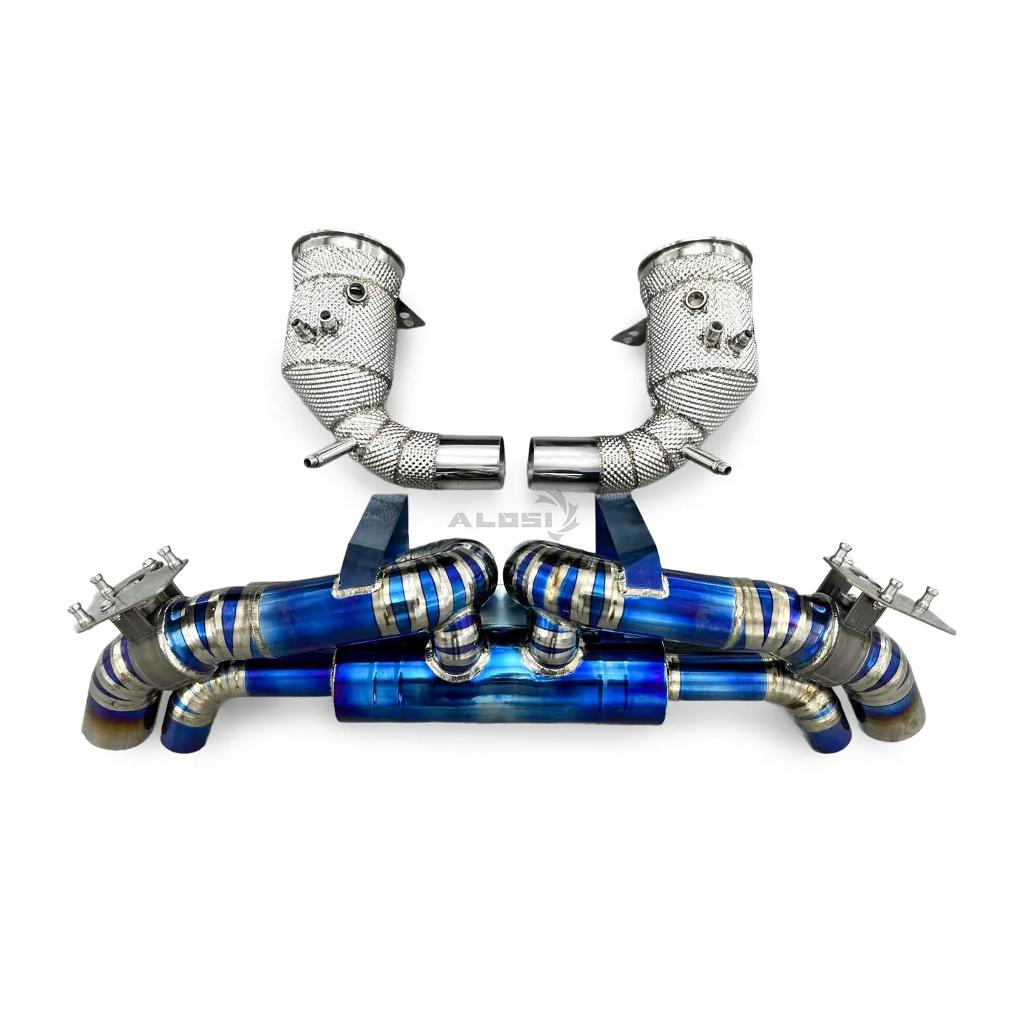 Suitable for Porsche 911/992 3.0T Full Set with Thermal Insulated Stainless Steel Titanium Cat Back Exhaust Downspout
Suitable for Porsche 911/992 3.0T Full Set with Thermal Insulated Stainless Steel Titanium Cat Back Exhaust Downspout