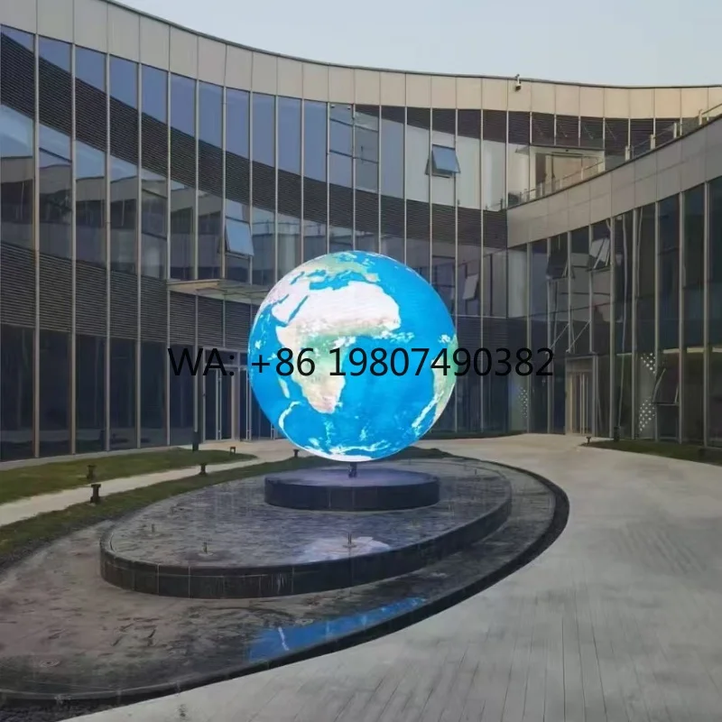 P1.8 IP68 Spherical Globe LED Screen Creative Earth Video Wall Indoor Outdoor Commercial Scene Advertising Display
P1.8 IP68 Spherical Globe LED Screen Creative Earth Video Wall Indoor Outdoor Commercial Scene Advertising Display
