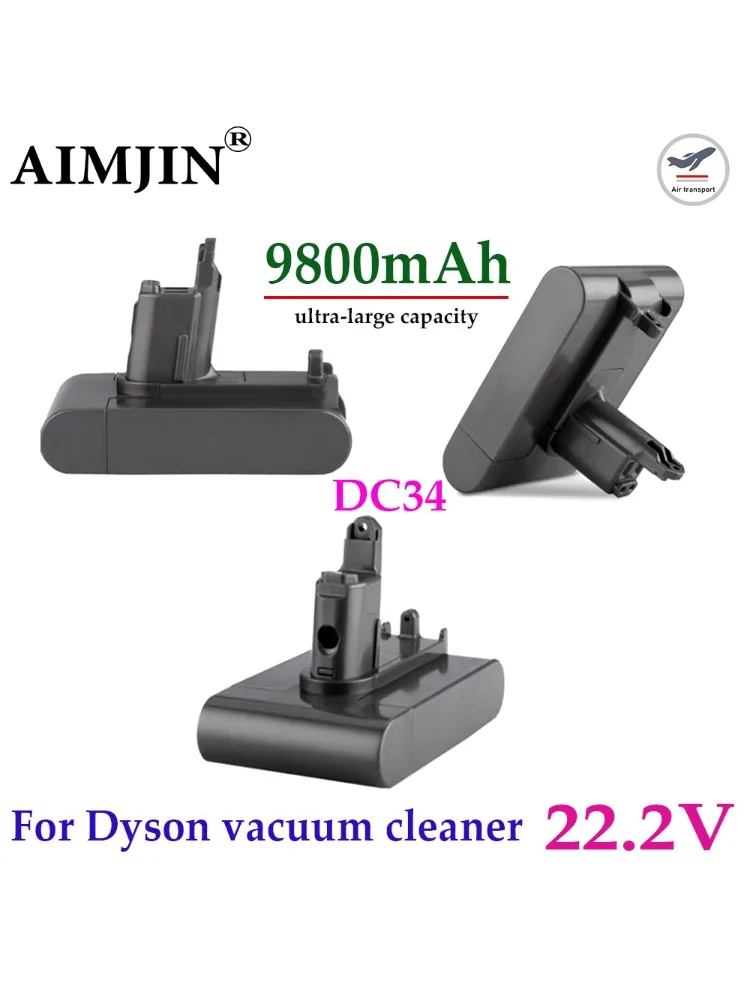 DC31 Type-B Battery 22.2V 9800mAh Li-ion Vacuum Battery for Dyson DC35 DC45 DC31B DC34 DC44 Animal DC56 DC57 (Only Fit Type B)
DC31 Type-B Battery 22.2V 9800mAh Li-ion Vacuum Battery for Dyson DC35 DC45 DC31B DC34 DC44 Animal DC56 DC57 (Only Fit Type B)