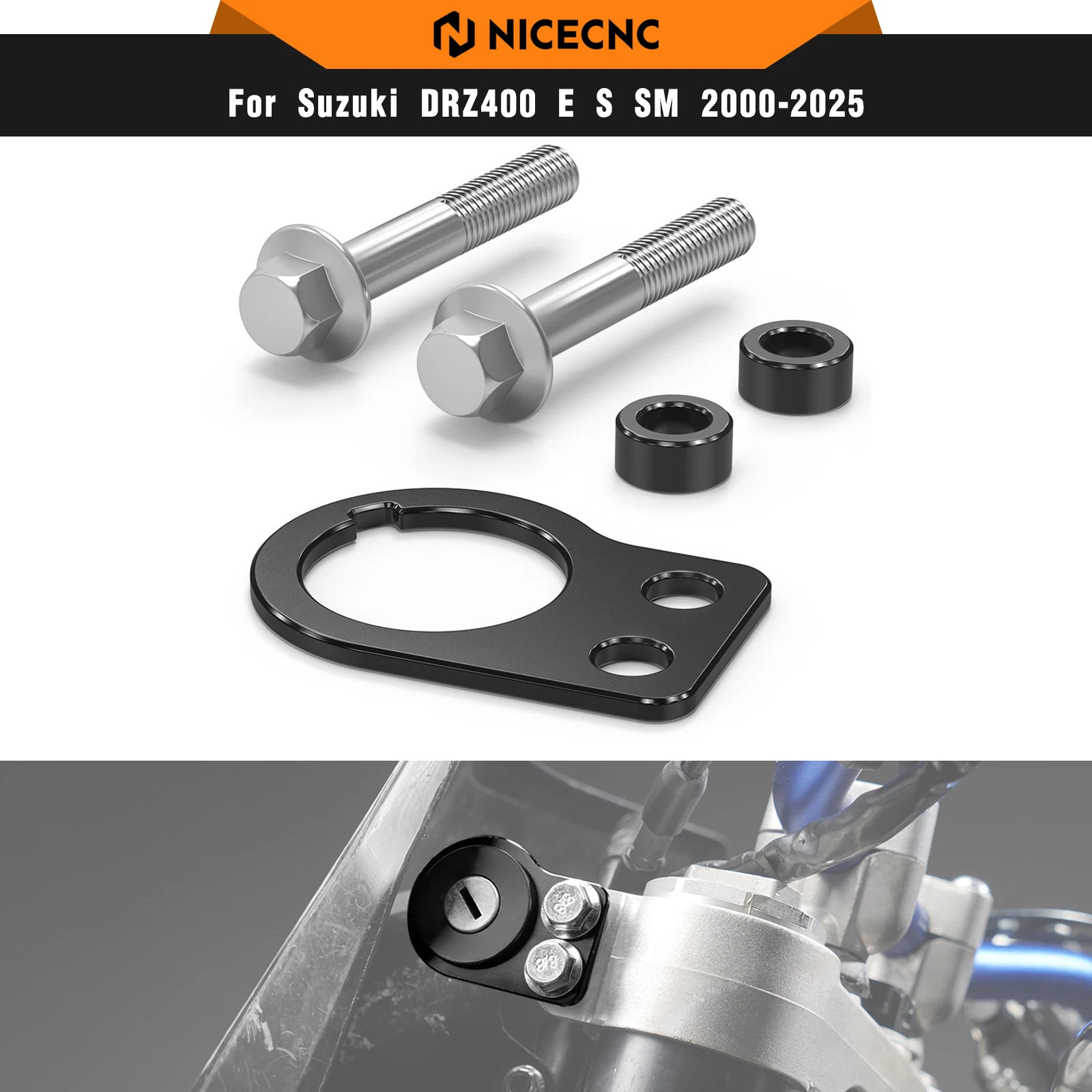 NICECNC For Suzuki DRZ400SM DRZ 400SM DR-Z 400 SM 2005-2024 2023 2022 Motorcycle Key Ignition Switch Relocation Bracket Aluminum
NICECNC For Suzuki DRZ400SM DRZ 400SM DR-Z 400 SM 2005-2024 2023 2022 Motorcycle Key Ignition Switch Relocation Bracket Aluminum