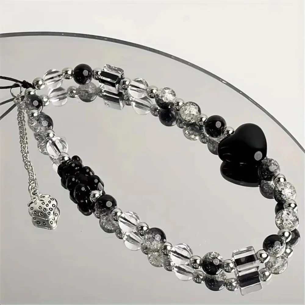 Trendy Strawberry Wrist Strap Black Love Bag Charm Keychain Bags Accessories
Trendy Strawberry Wrist Strap Black Love Bag Charm Keychain Bags Accessories