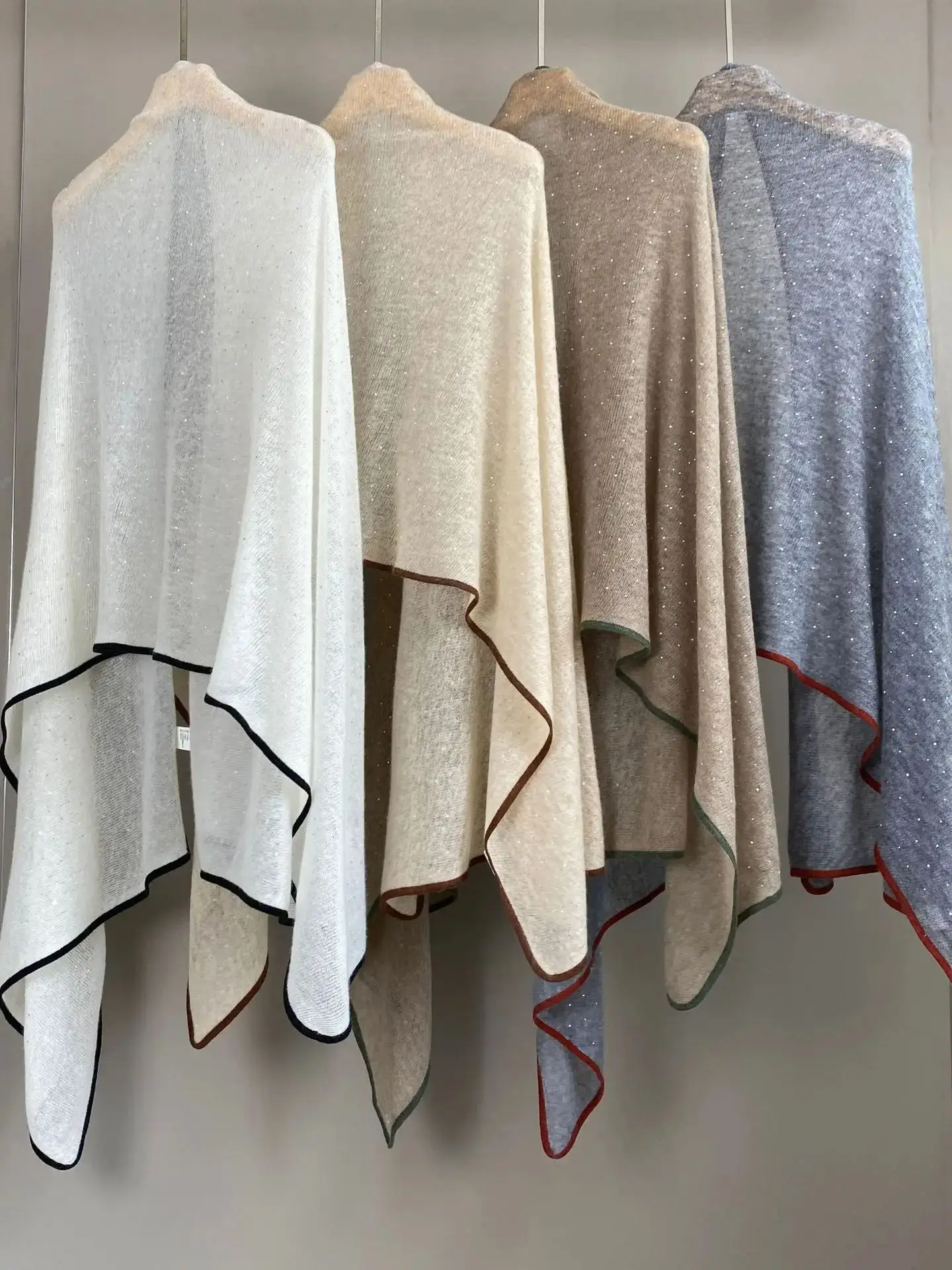 Autumn Winter Women Sequined Loose Cashmere Shawl
Autumn Winter Women Sequined Loose Cashmere Shawl