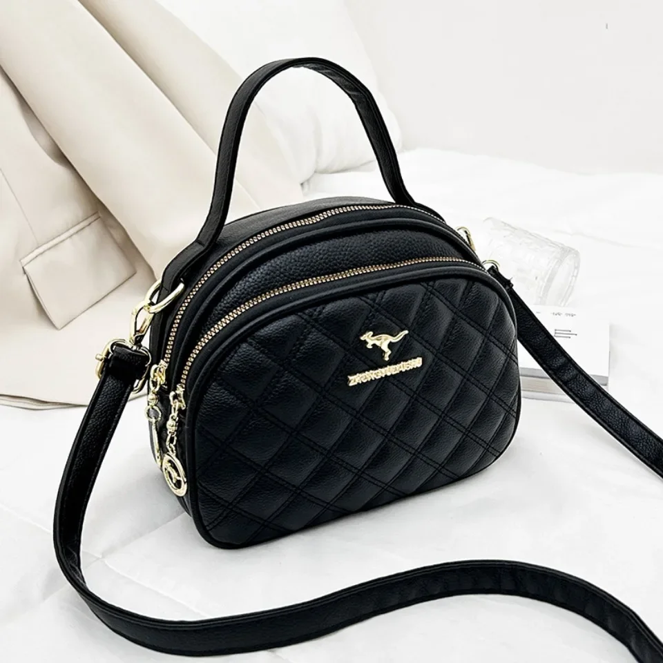 Fashion Women Small Top-Handle Bags Luxury Leather Handbag Ladies Solid Color Shoulder Crossbody Bag High Quality Messenger Sac
Fashion Women Small Top-Handle Bags Luxury Leather Handbag Ladies Solid Color Shoulder Crossbody Bag High Quality Messenger Sac