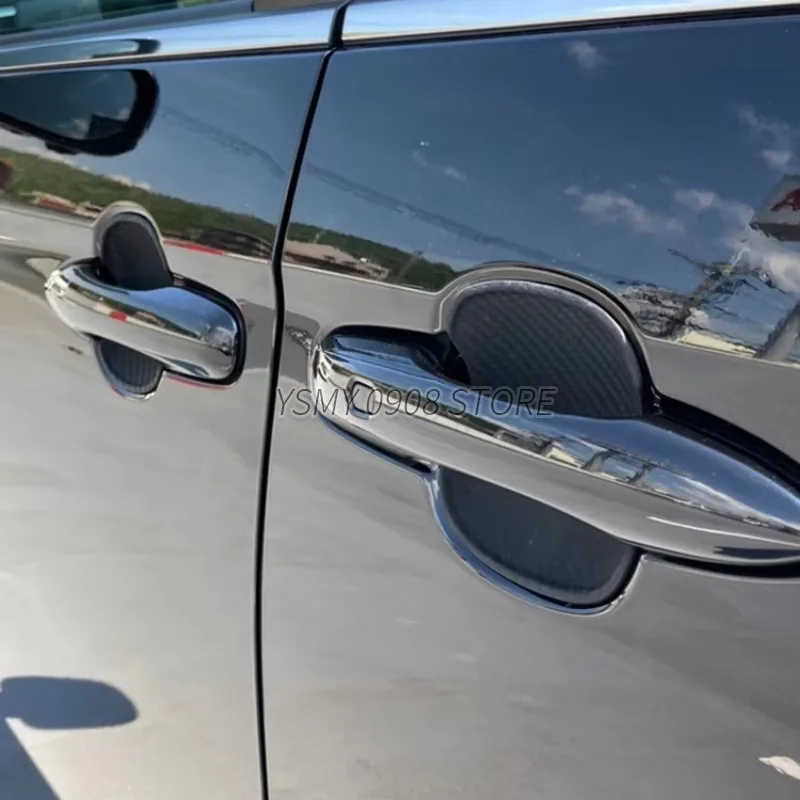 Силиконовые наклейки для Toyota Voxy 90 2022, протектор для дверной ручки из углеродного волокна, Черная мягкая подушка, внешние аксессуары для автомобиля
Силиконовые наклейки для Toyota Voxy 90 2022, протектор для дверной ручки из углеродного волокна, Черная мягкая подушка, внешние аксессуары для автомобиля