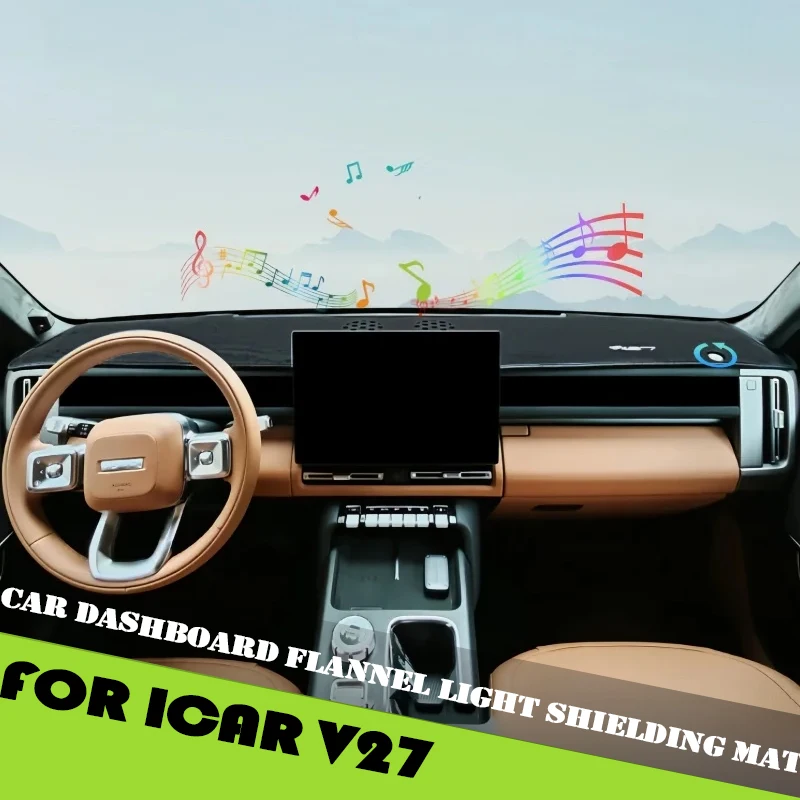 Car Dashboard Flannel Light Shielding Mat Suitable for Chery ICAR V27 2026 Modified Car Center Console Sunscreen Pad Accessories
Car Dashboard Flannel Light Shielding Mat Suitable for Chery ICAR V27 2026 Modified Car Center Console Sunscreen Pad Accessories