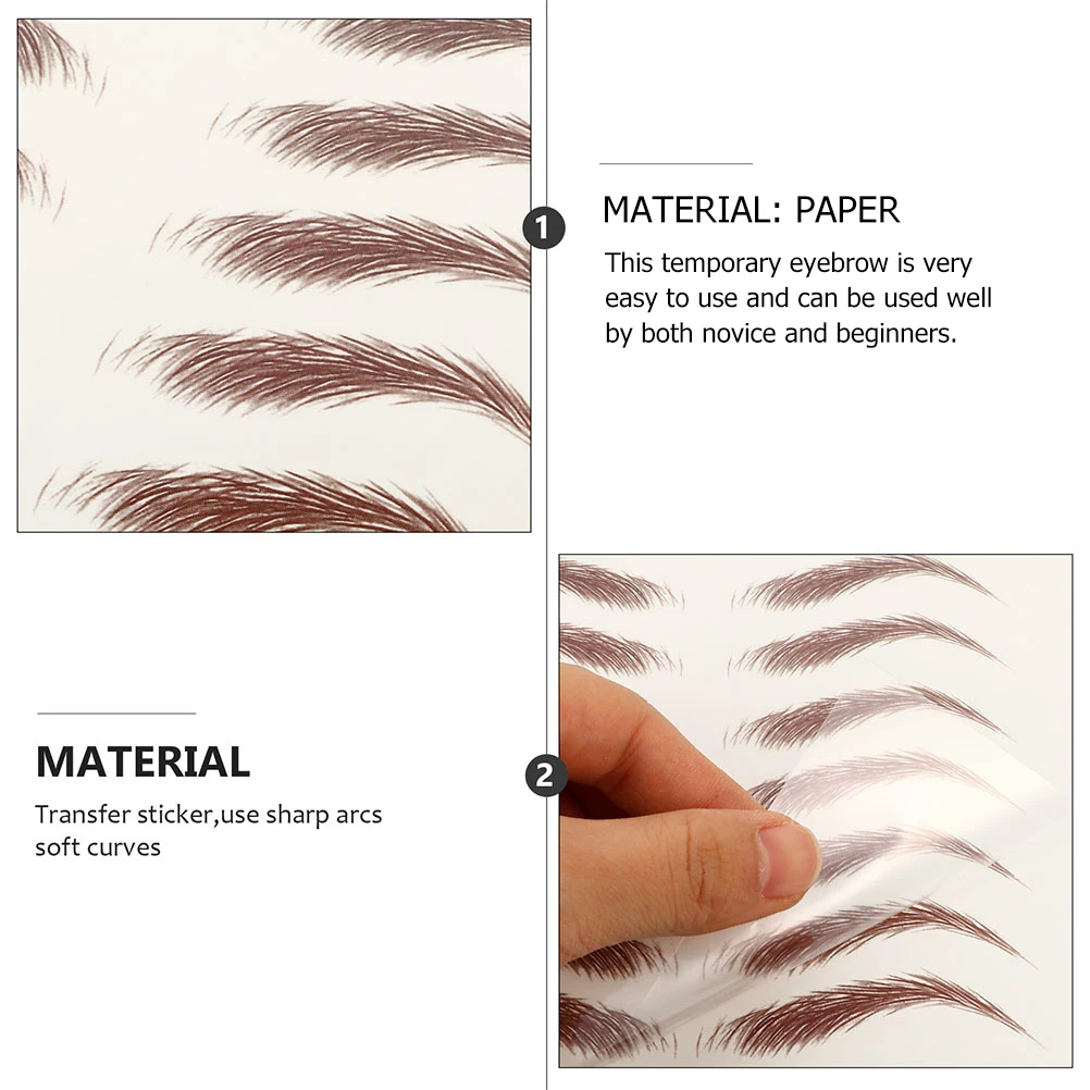 9Sheets WaterproofEyebrowStickers ShapingTemporaryTransfer FalseEyebrowsCosmetics 6DHairLikeRealistic EasytoUse NoviceFriendly
9Sheets WaterproofEyebrowStickers ShapingTemporaryTransfer FalseEyebrowsCosmetics 6DHairLikeRealistic EasytoUse NoviceFriendly