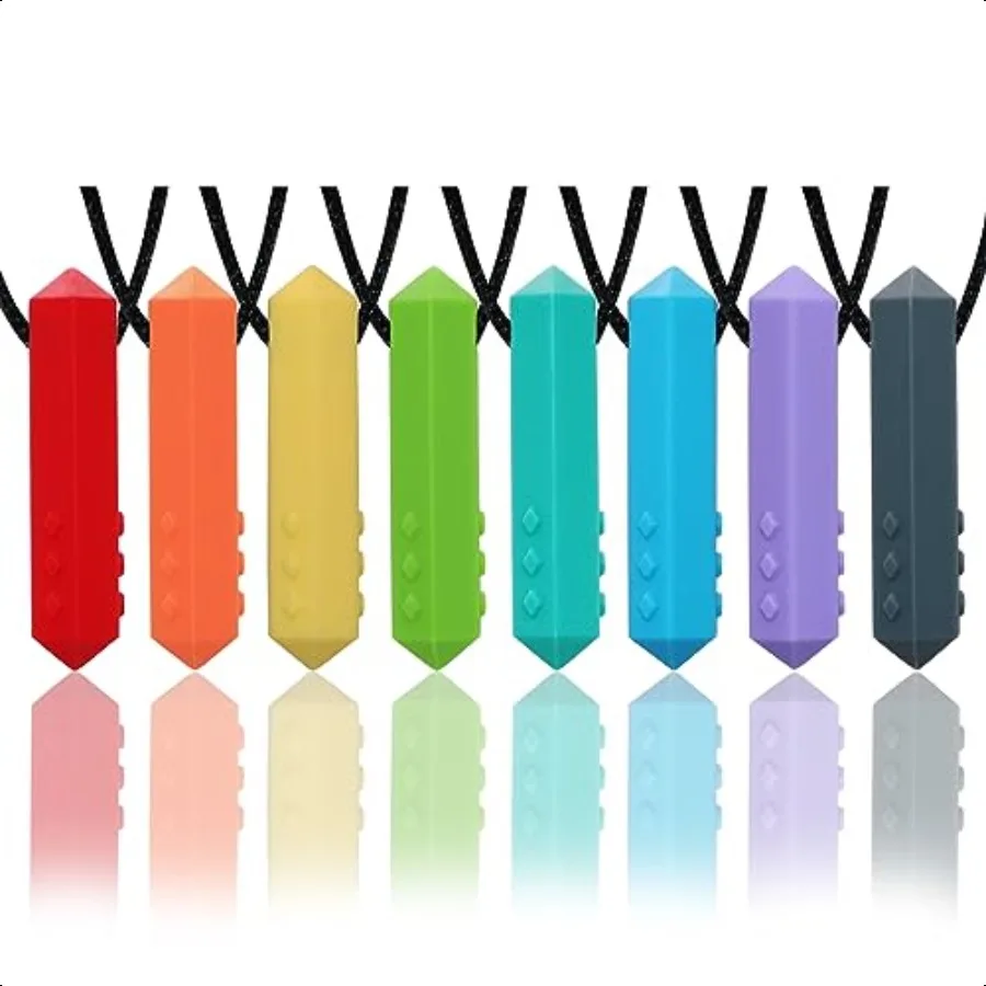 Жевательные ожерелья для сенсорного, 8-упаковка, жевательное ожерелье, сенсорные игрушки для с аутизмом, СДВГ, SPD, кусающее силиконовое ожерелье для прорезывания зубов, оральный C
Жевательные ожерелья для сенсорного, 8-упаковка, жевательное ожерелье, сенсорные игрушки для с аутизмом, СДВГ, SPD, кусающее силиконовое ожерелье для прорезывания зубов, оральный C