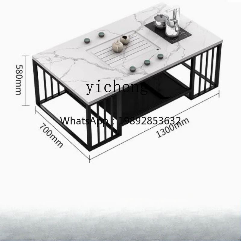 Zz office tea table simple modern marble tea table office coffee table with induction cooker
Zz office tea table simple modern marble tea table office coffee table with induction cooker