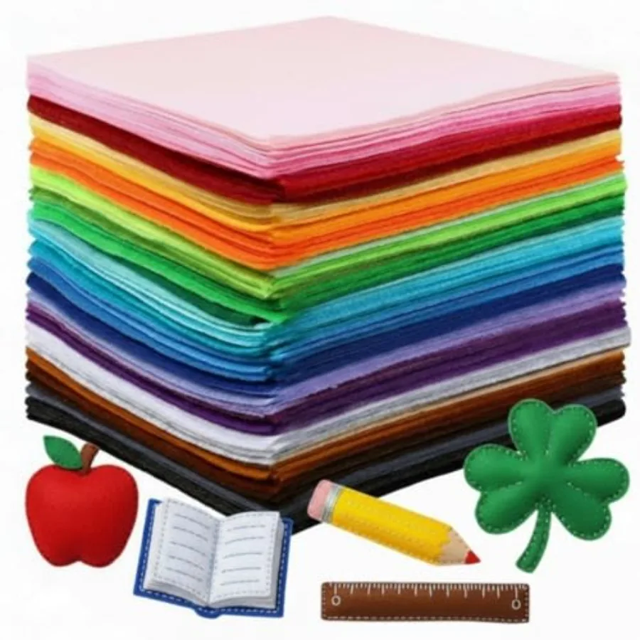 120 Pcs 12 x 8 Inch Felt Sheets Bulk for Craft 40 Assorted Color Felt Fabric Squares Stiff Paper for Wedding Graduation Festiva
120 Pcs 12 x 8 Inch Felt Sheets Bulk for Craft 40 Assorted Color Felt Fabric Squares Stiff Paper for Wedding Graduation Festiva