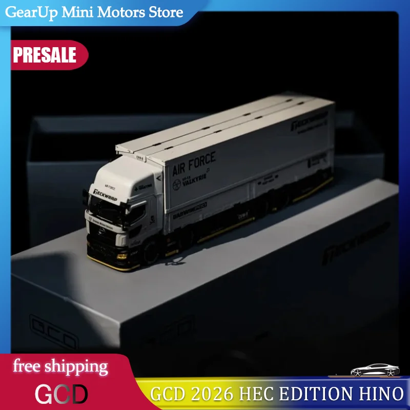 New Gcd 1:64 Hino 700 Arwinpro Teckwrap Container Trailer Hec Edition Alloy Miniature Diecast Model Trailer Modle Toys Kids Gift
New Gcd 1:64 Hino 700 Arwinpro Teckwrap Container Trailer Hec Edition Alloy Miniature Diecast Model Trailer Modle Toys Kids Gift