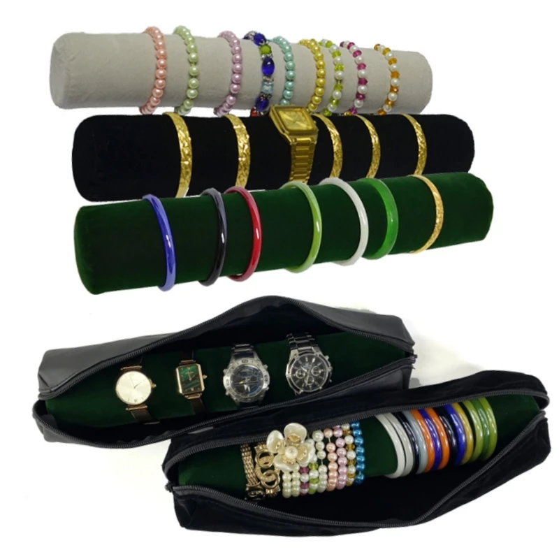 Jewelry Display Bar Holder with Zipper Storage Bag Bracelet Bangle Watch Chain Organizer Bag Portable Hand Ornaments Pouch
Jewelry Display Bar Holder with Zipper Storage Bag Bracelet Bangle Watch Chain Organizer Bag Portable Hand Ornaments Pouch