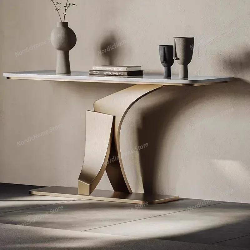 Minimalist Hotel Living Room Table Metal Vintage Corner Narrow Simple Table Vertical Hall Tisch Wohnzimer Hallway Furniture
Minimalist Hotel Living Room Table Metal Vintage Corner Narrow Simple Table Vertical Hall Tisch Wohnzimer Hallway Furniture