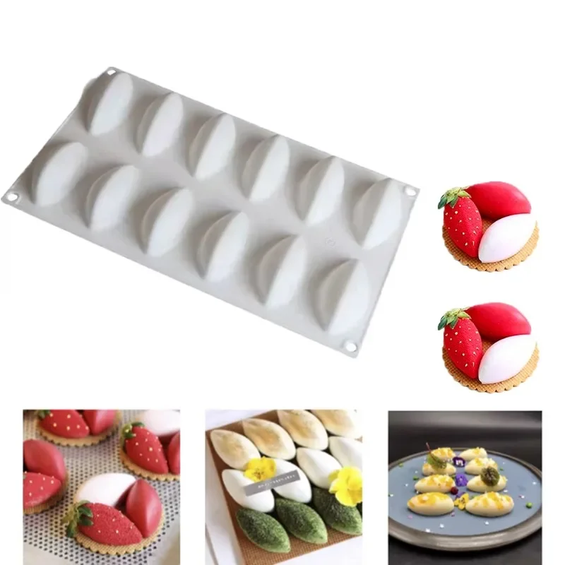 Silicone Baking Pans for Pastry Muffins Candy Bars Quenelle Shapes Molds Cake Mousse Chocolate Fondant Baking Decorating Tools
Silicone Baking Pans for Pastry Muffins Candy Bars Quenelle Shapes Molds Cake Mousse Chocolate Fondant Baking Decorating Tools
