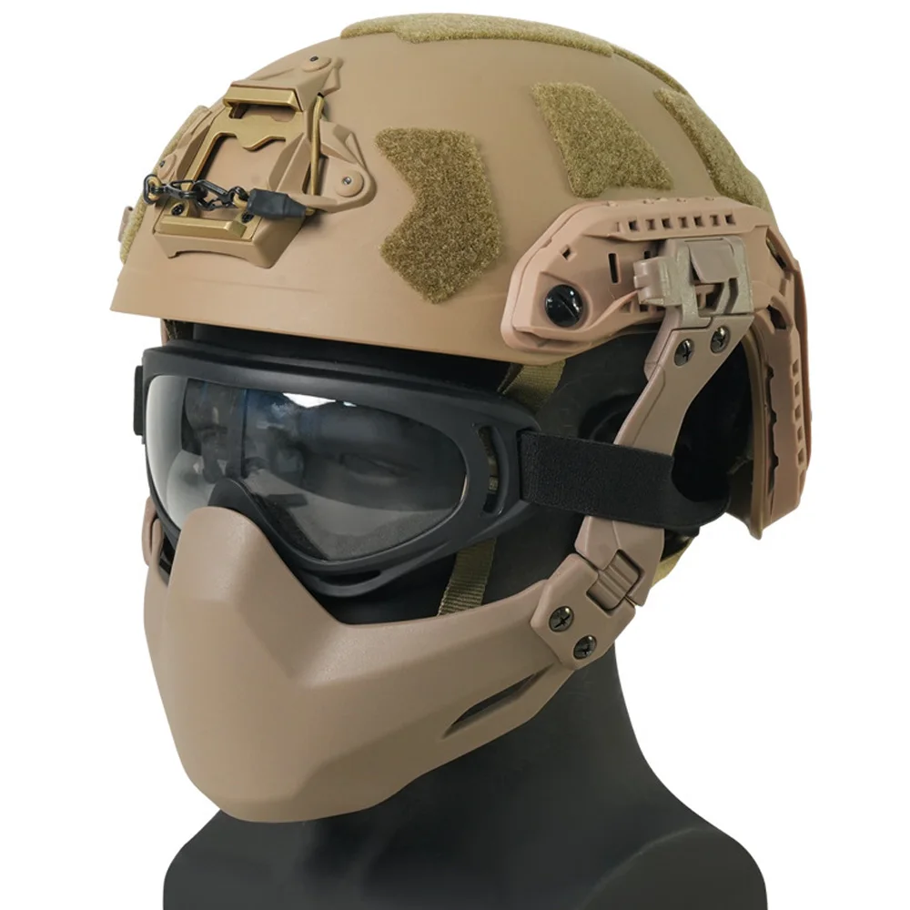 Защитная маска для шлема SF Gen II — складная полумаска для тактических шлемов — легкий нейлоновый аксессуар для шлема QG328S
Защитная маска для шлема SF Gen II — складная полумаска для тактических шлемов — легкий нейлоновый аксессуар для шлема QG328S