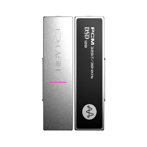 HiBy FC3 Portable MQA 8X Dongle Type C USB DAC Audio HiFi Decoder Headphone Amplifier DSD128 3.5 Jack for Android iOS Mac Win10