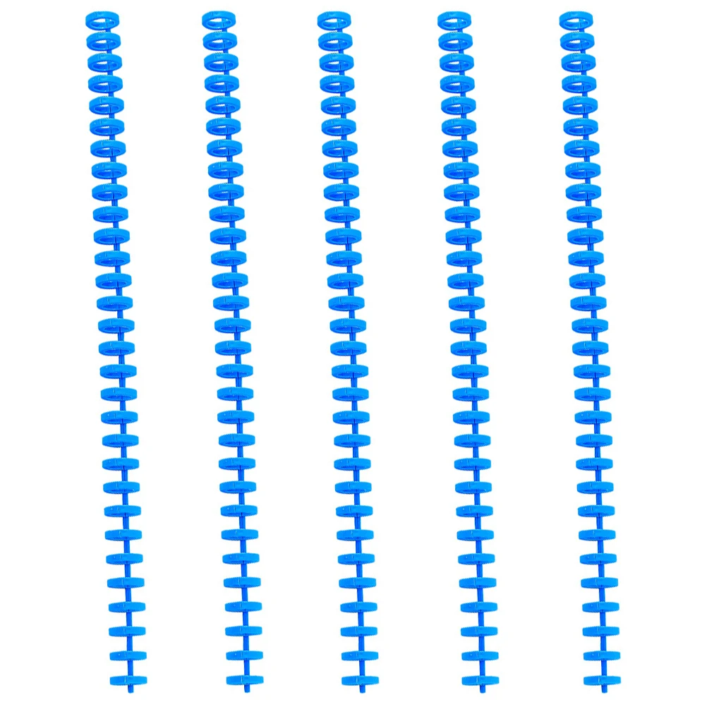 5Pcs Plastic Binding Spirals Practical Easy Open Pages 360 Degree Page Turning School
5Pcs Plastic Binding Spirals Practical Easy Open Pages 360 Degree Page Turning School