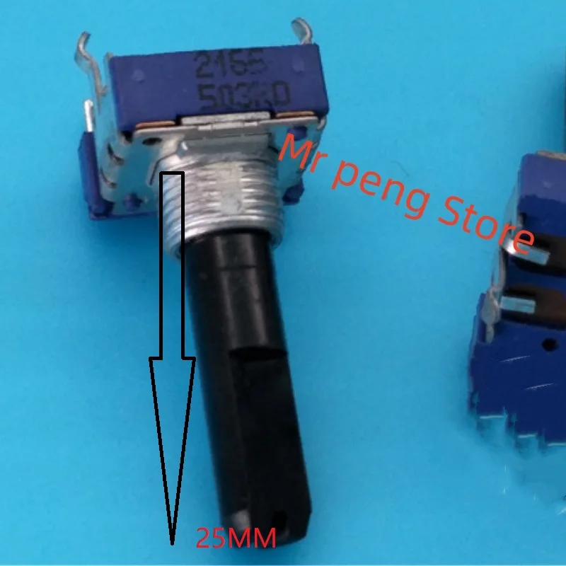 1pcs for Fuhua 142 type vertical double potentiometer 503RD 50K 7 foot handle with thread length 25MMF
1pcs for Fuhua 142 type vertical double potentiometer 503RD 50K 7 foot handle with thread length 25MMF