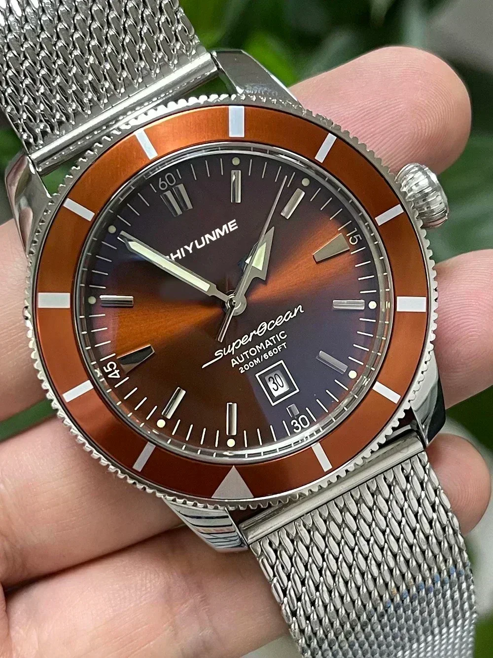 Мужские автоматические часы A333 SuperOcean, механические, черные, синие, керамические, с датой, из нержавеющей стали, серебристые, розовое золото
Мужские автоматические часы A333 SuperOcean, механические, черные, синие, керамические, с датой, из нержавеющей стали, серебристые, розовое золото