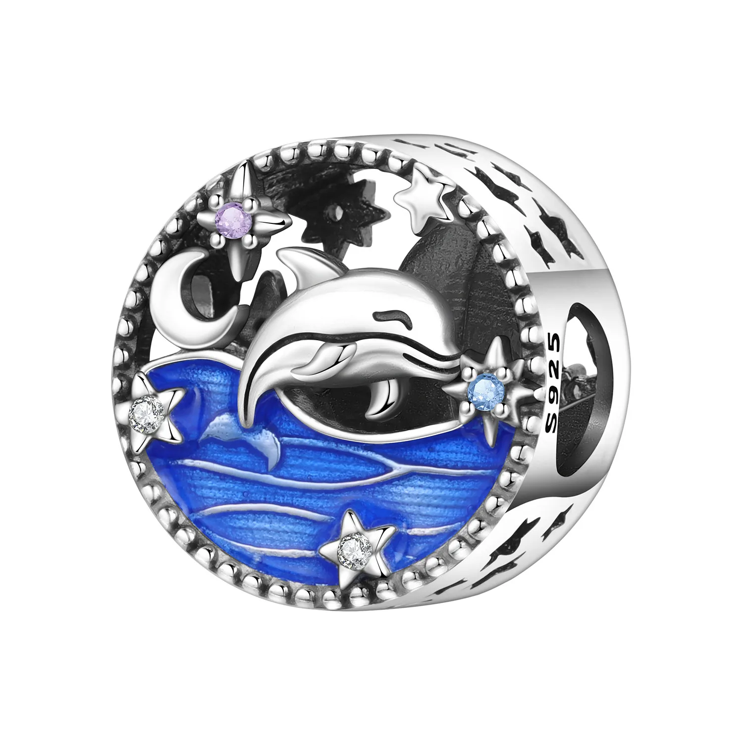 CYCUFF 925 Sterling Silver Dolphin Jellyfish Star Ocean Pendants Bracelet Charms Fit Necklace Jewelry Party Beads DIY Fine Gifts
CYCUFF 925 Sterling Silver Dolphin Jellyfish Star Ocean Pendants Bracelet Charms Fit Necklace Jewelry Party Beads DIY Fine Gifts