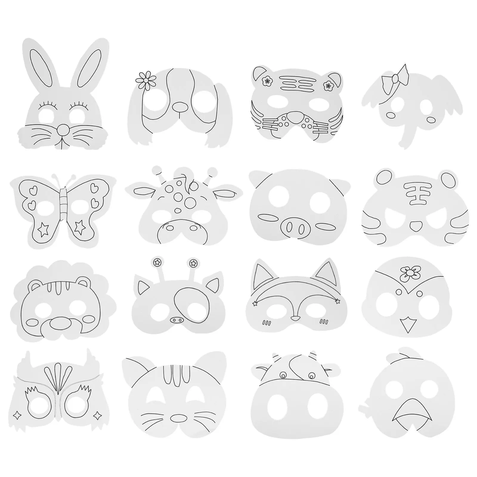 1 set Children Eye Paper Masquerade Cosplay White Masks for Handcraft Paper Mask Kids Handcraft Blank White Mask Toys
1 set Children Eye Paper Masquerade Cosplay White Masks for Handcraft Paper Mask Kids Handcraft Blank White Mask Toys