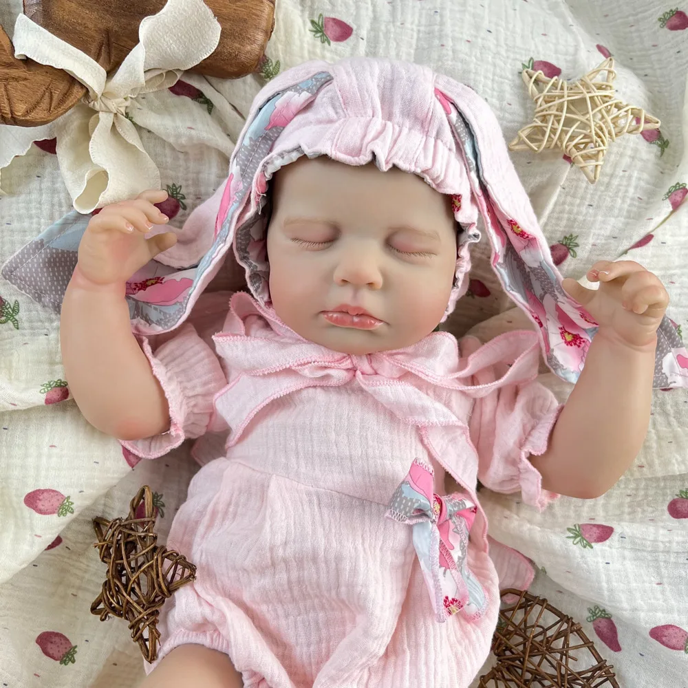 BZDOLL 19-inch Realistic 48cm 3D Skin Doll with Cloth Body Asleep Reborn Baby Doll Fashionable Birthday Gift for Kids
BZDOLL 19-inch Realistic 48cm 3D Skin Doll with Cloth Body Asleep Reborn Baby Doll Fashionable Birthday Gift for Kids
