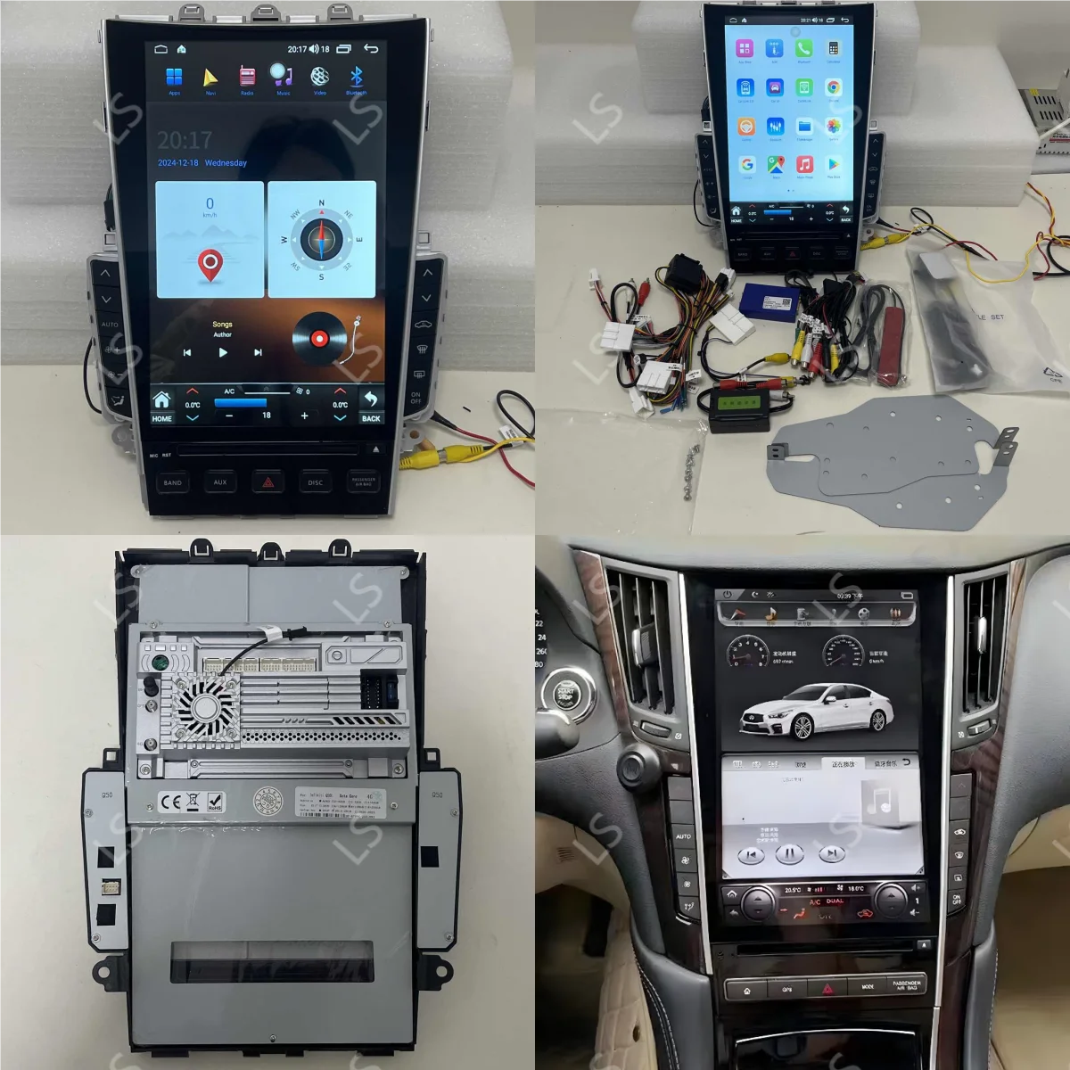 Android 14 For Infiniti Q50 Q50L 2015-2019 Vertical Screen Car Multimedia Player GPS Navigation Headunit Radio Recorder
Android 14 For Infiniti Q50 Q50L 2015-2019 Vertical Screen Car Multimedia Player GPS Navigation Headunit Radio Recorder