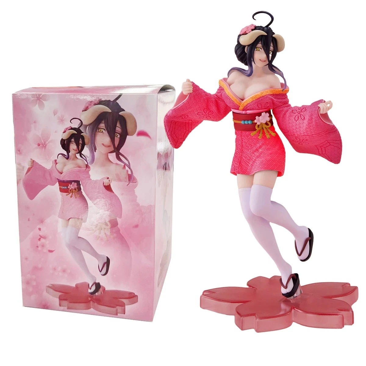 18CM Overlord Albedo Anime Figure Sakura Kimono Action Figure Toys For Kids Gift Collectible Model Ornaments Dolls PVC With Box
18CM Overlord Albedo Anime Figure Sakura Kimono Action Figure Toys For Kids Gift Collectible Model Ornaments Dolls PVC With Box