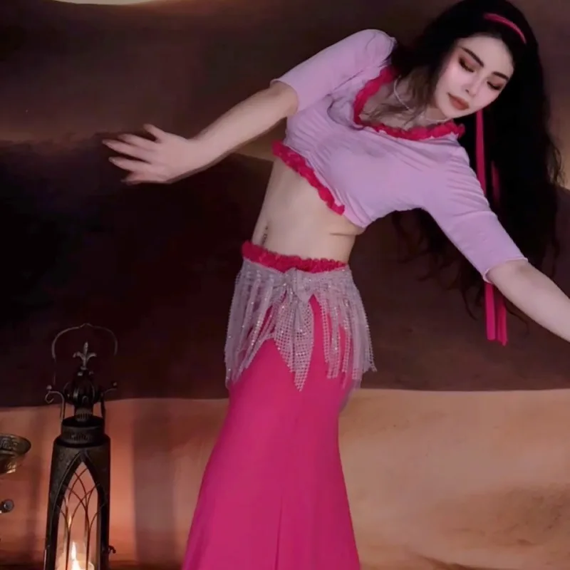 customized belly dance costume high-end plus size performance set slimming belly dancewear sexy temperament pink class uniform
customized belly dance costume high-end plus size performance set slimming belly dancewear sexy temperament pink class uniform