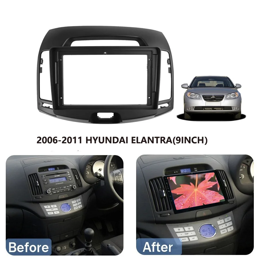 Auto radio For HYUNDAI ELANTRA 2006-2011 9inch Android MP5 lecteur GPS unite principale 2Din navigation panneau Fascia cadre Kit
Auto radio For HYUNDAI ELANTRA 2006-2011 9inch Android MP5 lecteur GPS unite principale 2Din navigation panneau Fascia cadre Kit