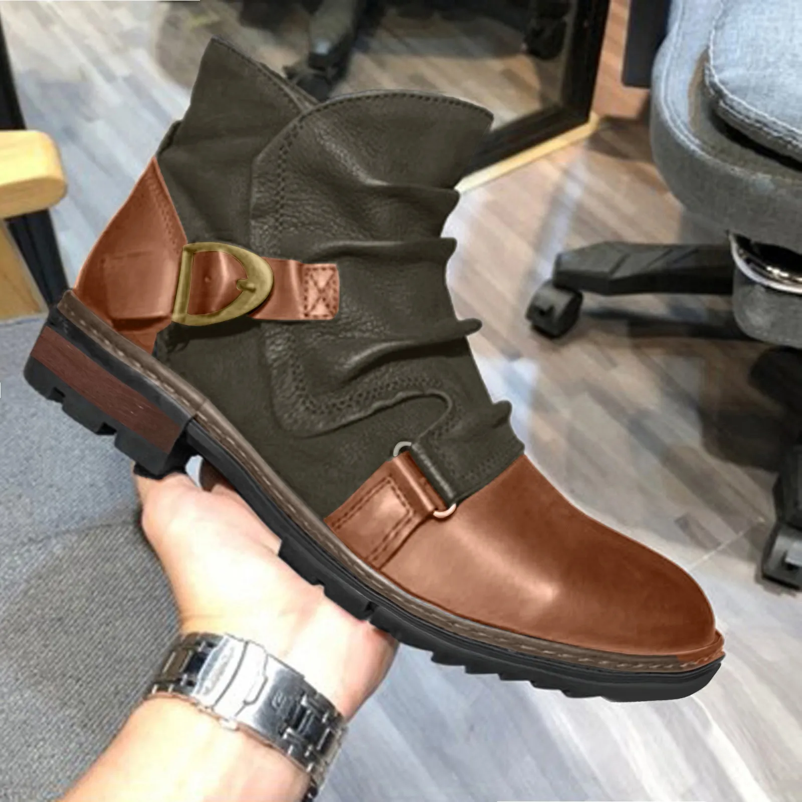 2022 New Men's Ankle Boots Zipper Up Motorcycle Boots Vintage Cowboy Short Boots Men Fashion Western Horse Boots
2022 New Men's Ankle Boots Zipper Up Motorcycle Boots Vintage Cowboy Short Boots Men Fashion Western Horse Boots